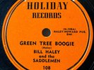 78Rpm Rock n Roll Bill Haley Saddleman 'Green Tree Boogie' US Holiday Rare