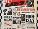 G N' R Lies LP by Guns N' Roses vinyl 1988 European import VG 924198-1 Geffen