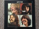 THE BEATLES LET IT BE ORIGINAL 1970 UK APPLE VINYL LP PCS 7096 EX