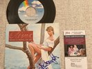 OLIVIA NEWTON JOHN MAKE A MOVE ON ME SIGNED AUTOGRAPH 45RPM RECORD JSA CERTIFIED