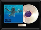 NIRVANA NEVERMIND WHITE GOLD PLATINUM RECORD LP  NON RIAA AWARD RARE