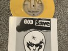 Sex Pistols God Save the Queen 7 inch A&M Hindley / Biggs Sleeve YELLOW VINYL