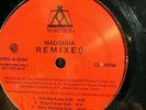 MADONNA 2LP REMIXES LOVE DONT LIVE HERE ANYMORE AND GHV2 MEGAMIX12”VINYL (PROMO)