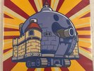 DRAGON QUEST HEREOS - ROCKET SLIME - *RARE* LTD VINYL BLUE TRANSPARENT - VG+ A16