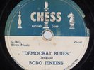 BOBO JENKINS: Democrat Blues US Chess 1565 Rare 78 V- Hear