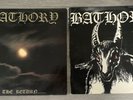 Bathory - Bathory  and Bathory The Return.  Original Pressings Used Good Condion