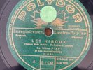 Rare 78 RPM La môme PIAF - Les hiboux - J'suis mordu - POLYDOR 524168