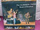 Rolling Stones Glimmer Twins Beast Of Bourbon Double  orange Vinyl album 1982 ex