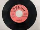 DOROTHY PAY 45 RPM Say It Isn't So/Smooth Operator MINT- on Decca PROMO r&b 7”