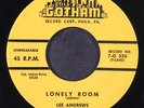 LEE ANDREWS & HEARTS : lonely room / leona GOTHAM 7