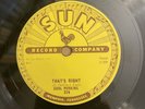 ROCKABILLY 78 Carl Perkins THAT'S RIGHT/FOREVER YOURS Sun 274 (V++)