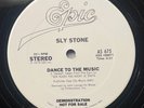 Sly Stone White Label Promo Vinyl  DISCO SINGLE  Dance to the Music 1979