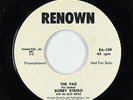 Rockabilly Doo-Wop 45 - Bobby Strigo & the Blue Notes - The Pad - Renown
