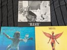 Bleach, Nevermind & In Utero LPs by Nirvana