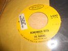 the barons Vinyl 45      epic DEMO sticker      remember rita/lucky star