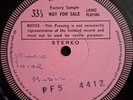 Fela Anikulapo Kuti Yellow Fever Decca PFS 4412 Afrobeat **Factory Sample** 1976