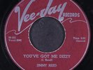 JIMMY REED: you've got me dizzy / honey, don't let me go VEE-JAY 7