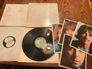 BEATLES “WHITE ALBUM” 1968 DOUBLE VINYL, W BOOK & HEADSHOTS, AAPL SWBO 101, EXC.