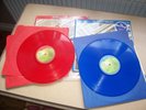 BEATLES- RED AND BLUE- ALBUMS - COLURED VINYL- PAIR.