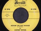 LIGHTNIN' HOPKINS: movin' on out boogie / sick feelin' blues HERALD 7