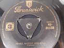 BILL HALEY SHAKE RATTLE AND ROLL GOLD BRUNSWICK 45