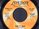 ROLLING STONES: paint it, black / stupid girl LONDON 7