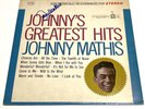 JOHNNY MATHIS Greatest Hits Signed Autographed Album Cover Vinyl LP Columbia