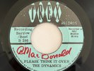 THE DYNAMICS - PLEASE THINK IT OVER / RARE SOUL BARBADOS 45 / TREX