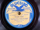 Bluebird  5473 TED HAWKINS w Riley Puckett (Mandolin solos) TEXAS HOP  78rpm  V+