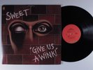 SWEET Give Us A Wink  CAPITOL LP VG++/VG+ die-cut cover c
