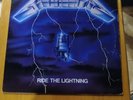 METALLICA- RIDE THE LIGHTNING       1984 Original Vinyl Record LP
