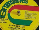 BARRINGTON LEVY - PON YOUR TOE - 12