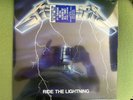 Metallica Ride The Lightning BLUE SPLATTER 40th Anniversary LP Mint/Sealed