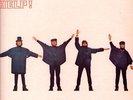 Beatles Help LP vinyl UK Parlophone stereo reissue LP with black/white/silver