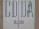 LED ZEPPELIN CODA 1982 ORIGINAL GERMAN GATEFOLD VINYL LP EMBOSSED SLEEVE  VGC++