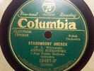 ANTONI WITKOWSKI Staromodny Oberek/Leonora Polka COLUMBIA 18487-F POLISH 78 HEAR
