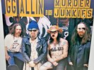 GG ALLIN & THE MURDER JUNKIES * LP Vinyl Record * Merle Allin Signed Autograph