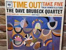 The Dave Brubeck Quartet Time Out Columbia Stereo 6-Eye Pressing 1959 Jazz LP VG