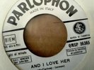 The Beatles And I Love Her If I Fell 45 giri Juke Box Parlophon QMSP 16365