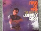 Johnny Cash SIGNED Ring Of Fire Best Of Johnny Cash Original Album LP W Record
