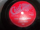 78* BLUES * JUNIOR WELLS  *Two Head Woman /Lovey Dovey Lovey One* CHIEF 7005* VG