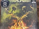 Overkill “Scorched” Amber W/Green Splatter Limited Vinyl
