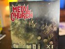 Metal Church - XI - Vinyl LP Fully Signed In-Person - Autographed Record