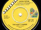Lester Tipton - This Won't Change / How, 7