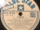 Django Reinhardt & Quintette club france - Blue Star 53 - Topsy / Blues Primitif