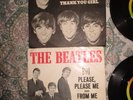 THE BEATLES two 1964 45's with PICTURE SLEEVES VJ THANK YOU GIRL - PLEASE ME