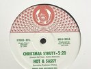 Very RARE Hot & Sassy Christmas Strut 12” Vinyl Record, 1980. Boogie/Funk VG+