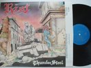 RIOT Thundersteel NM- CBS original PROMO vinyl LP Metal w/inner Masterdisk DMM