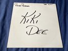 Kiki Dee RARE TEST PRESSING WHITE LABEL PROMO ACETATE Shelved 1976 LP Elton John