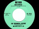 GREAT KILLER DC DOOWOP-MARVELS-FOR SETIMENTAL REASONS/COME BACK-WINN 1916
